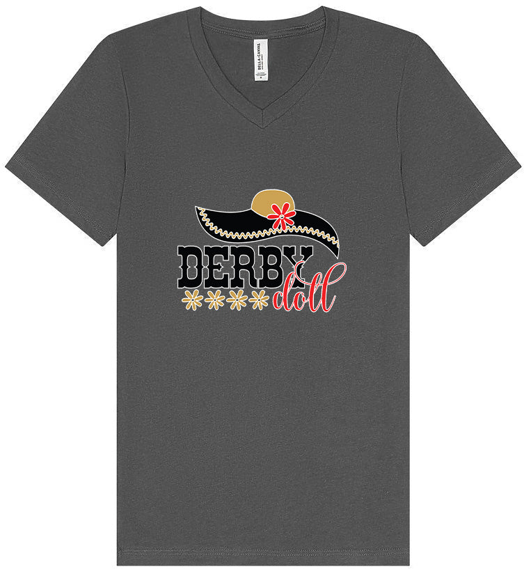Derby Doll Unisex V-Neck Shirt