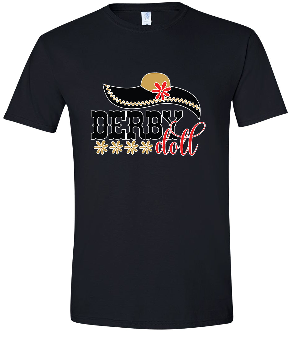 Derby Doll Adult Gildan Soft Shirt
