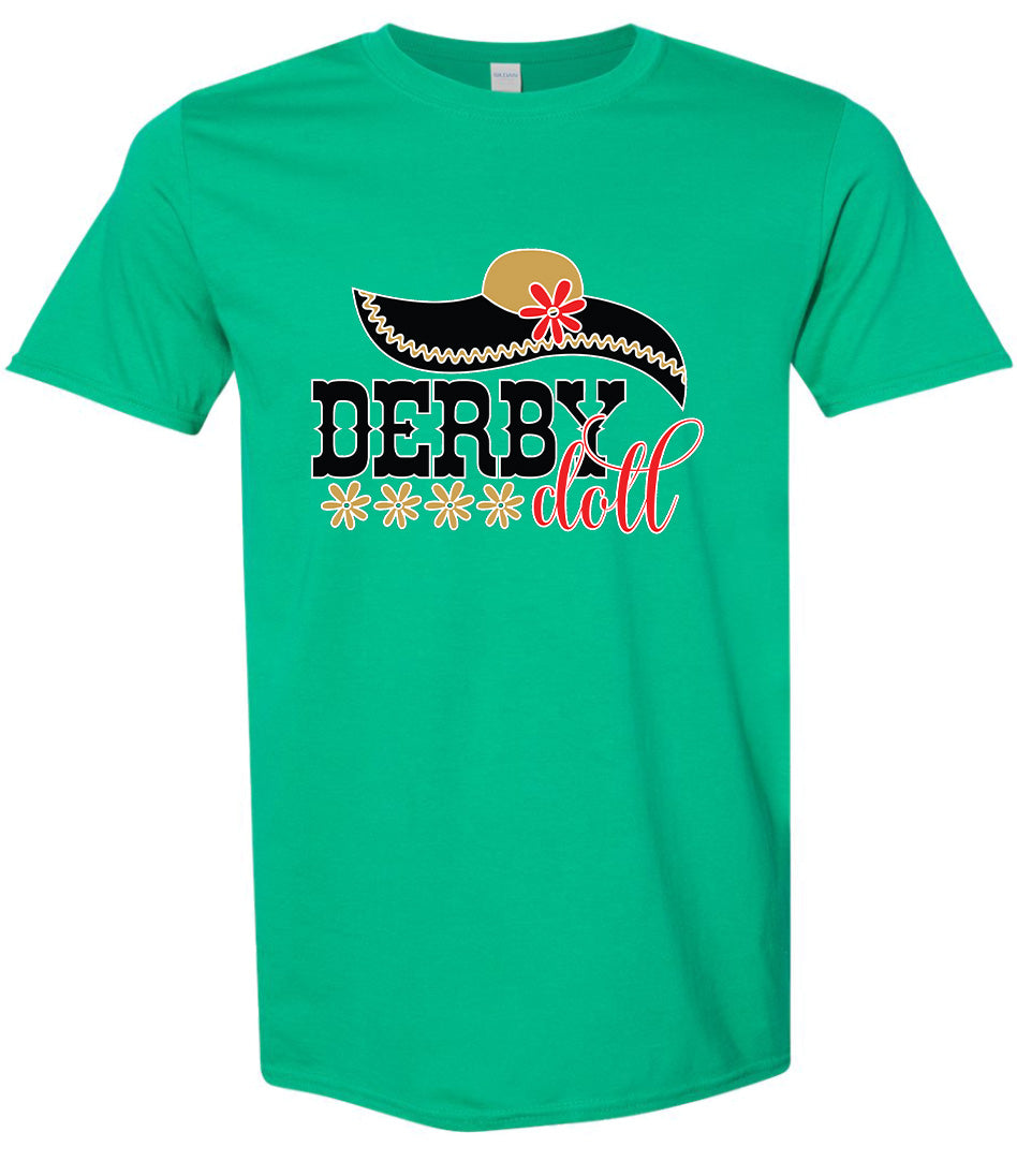 Derby Doll Adult Gildan Soft Shirt
