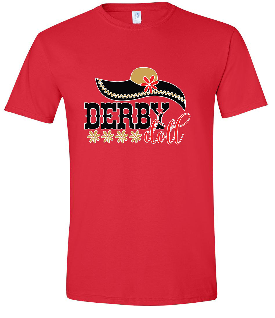 Derby Doll Adult Gildan Soft Shirt