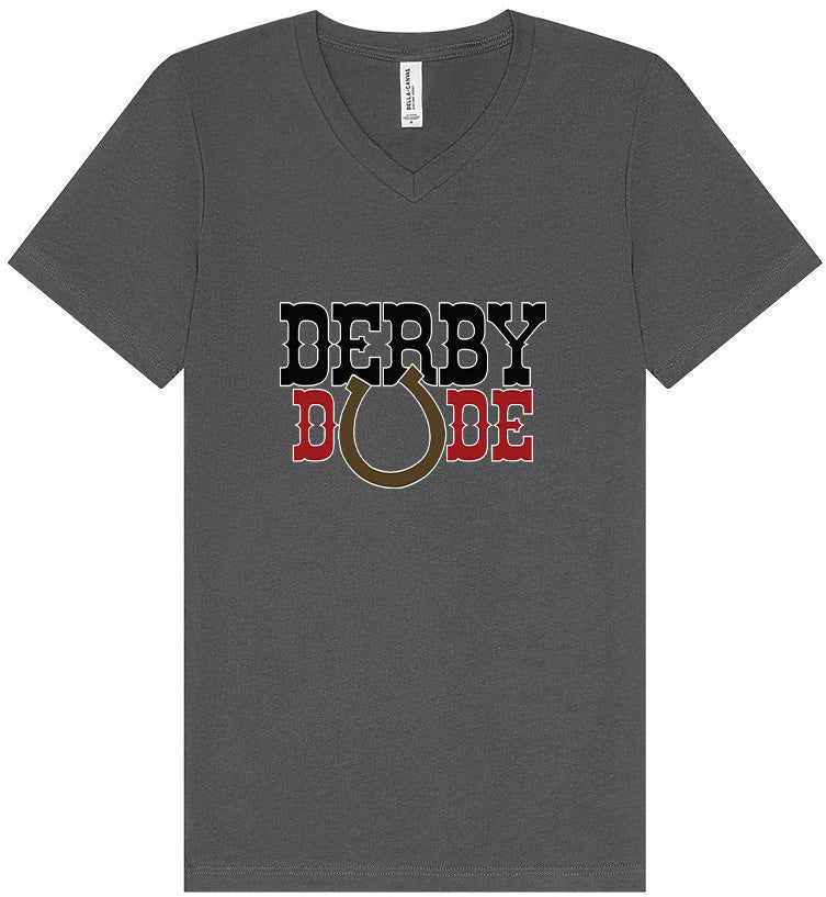 Derby Dude Unisex V-Neck Shirt