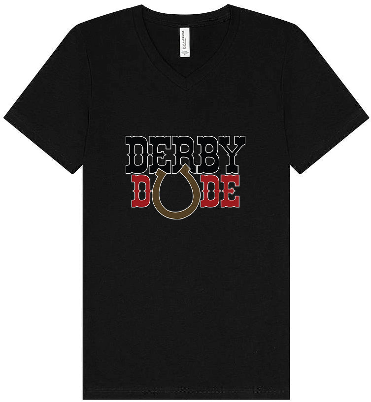 Derby Dude Unisex V-Neck Shirt