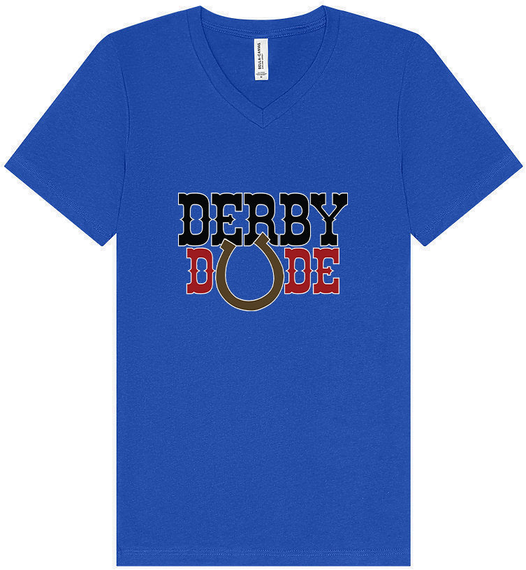 Derby Dude Unisex V-Neck Shirt