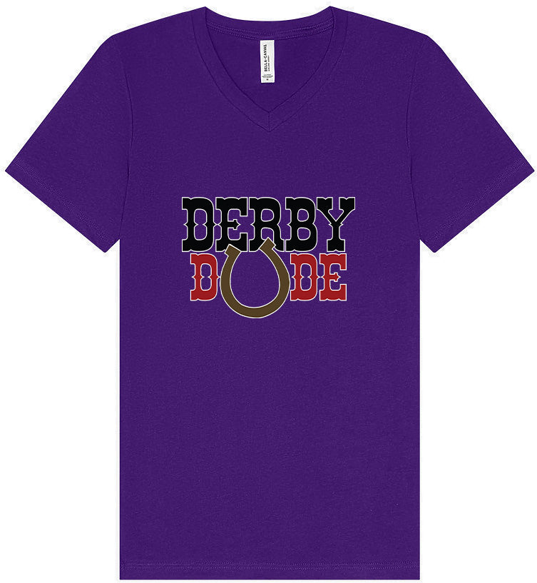 Derby Dude Unisex V-Neck Shirt