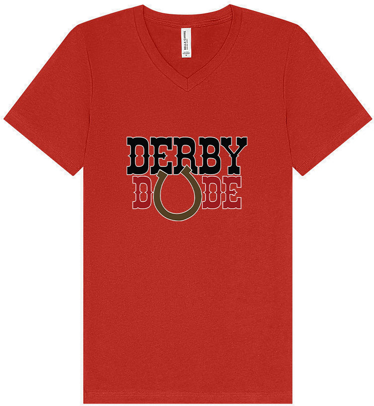 Derby Dude Unisex V-Neck Shirt