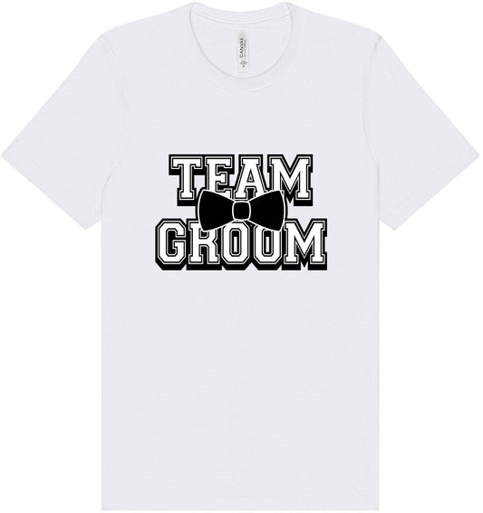 Team Groom Adult Bella Canvas Shirt