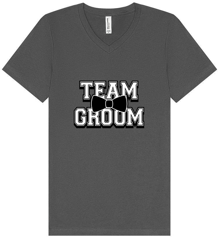 Team Groom Unisex V-Neck Shirt