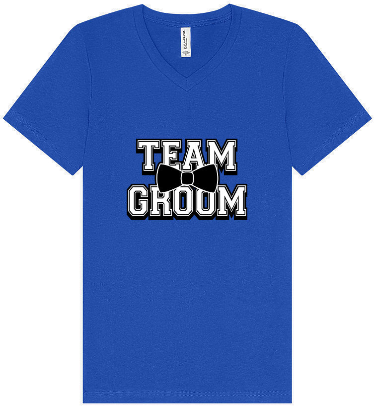 Team Groom Unisex V-Neck Shirt