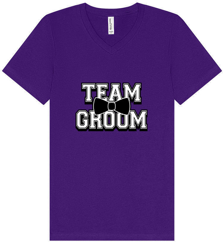 Team Groom Unisex V-Neck Shirt