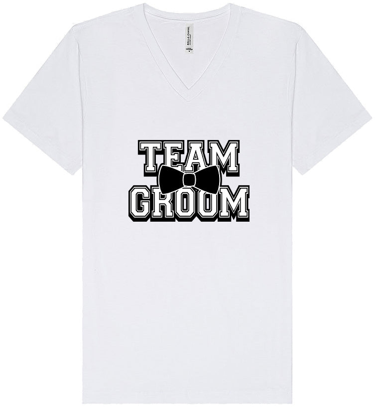 Team Groom Unisex V-Neck Shirt