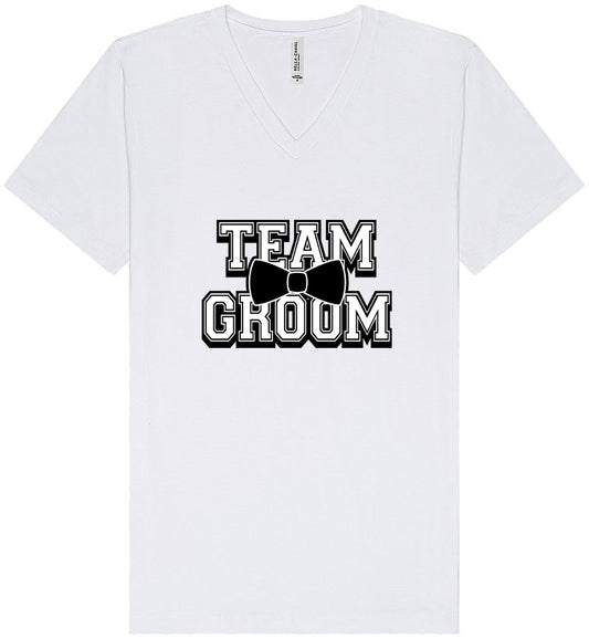 Team Groom Unisex V-Neck Shirt