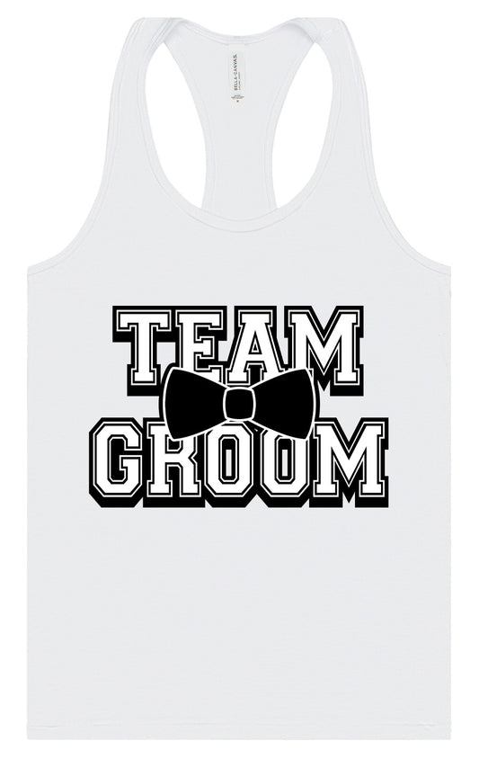 Team Groom Women's Racerback Tank