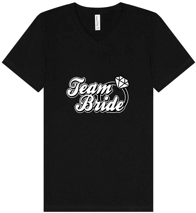 Team Bride Unisex V-Neck Shirt