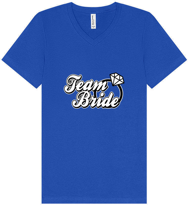 Team Bride Unisex V-Neck Shirt