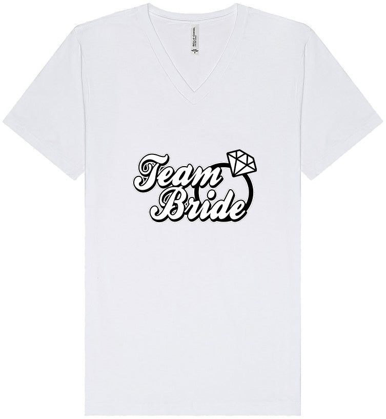 Team Bride Unisex V-Neck Shirt