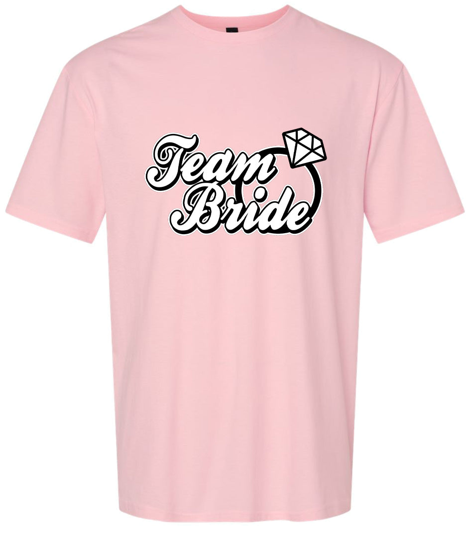 Team Bride Adult Gildan Soft Shirt