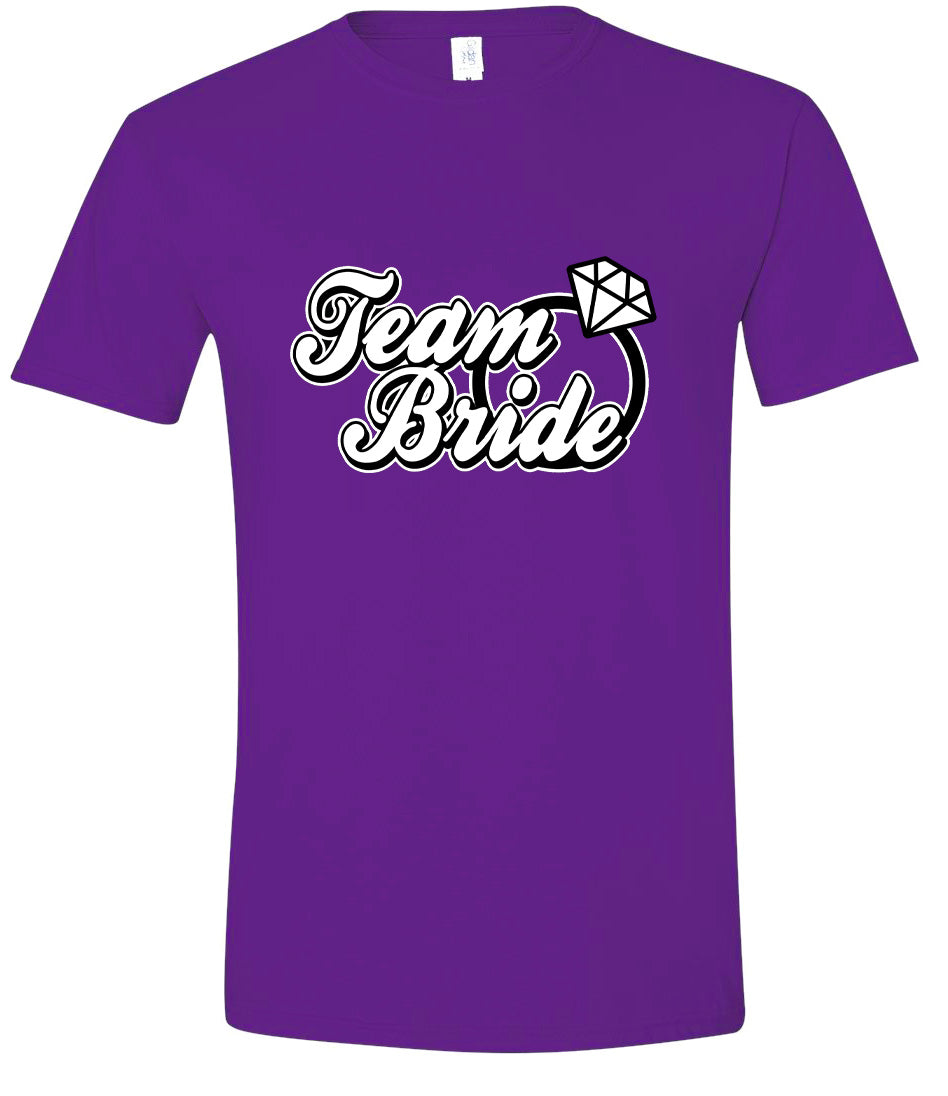 Team Bride Adult Gildan Soft Shirt