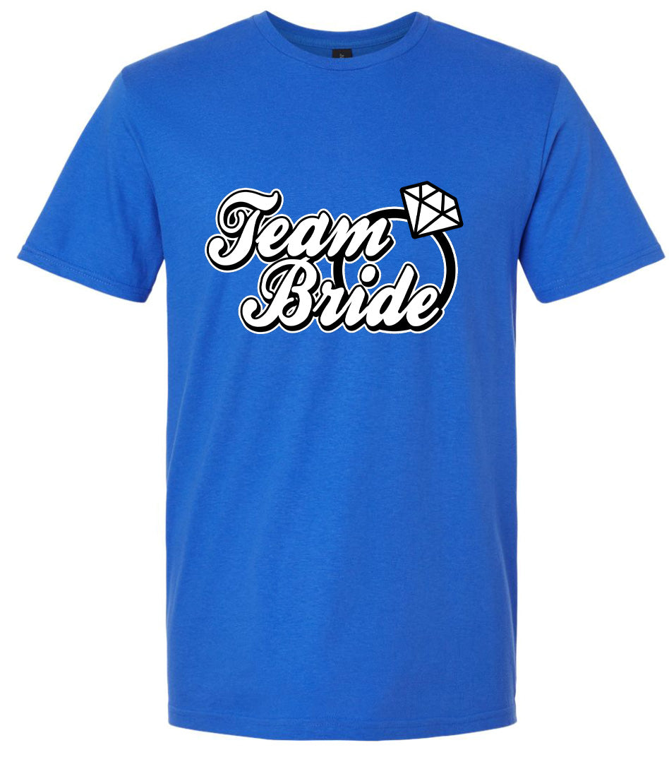 Team Bride Adult Gildan Soft Shirt