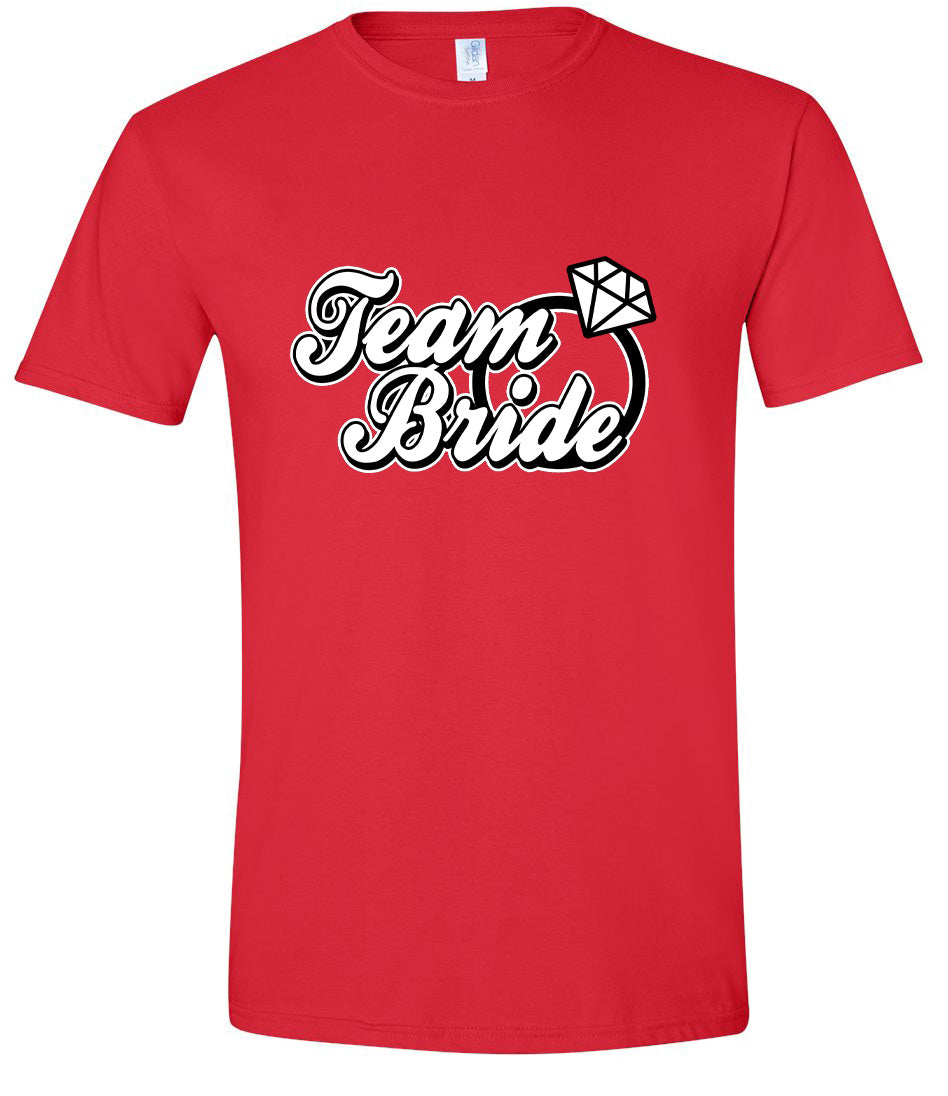 Team Bride Adult Gildan Soft Shirt
