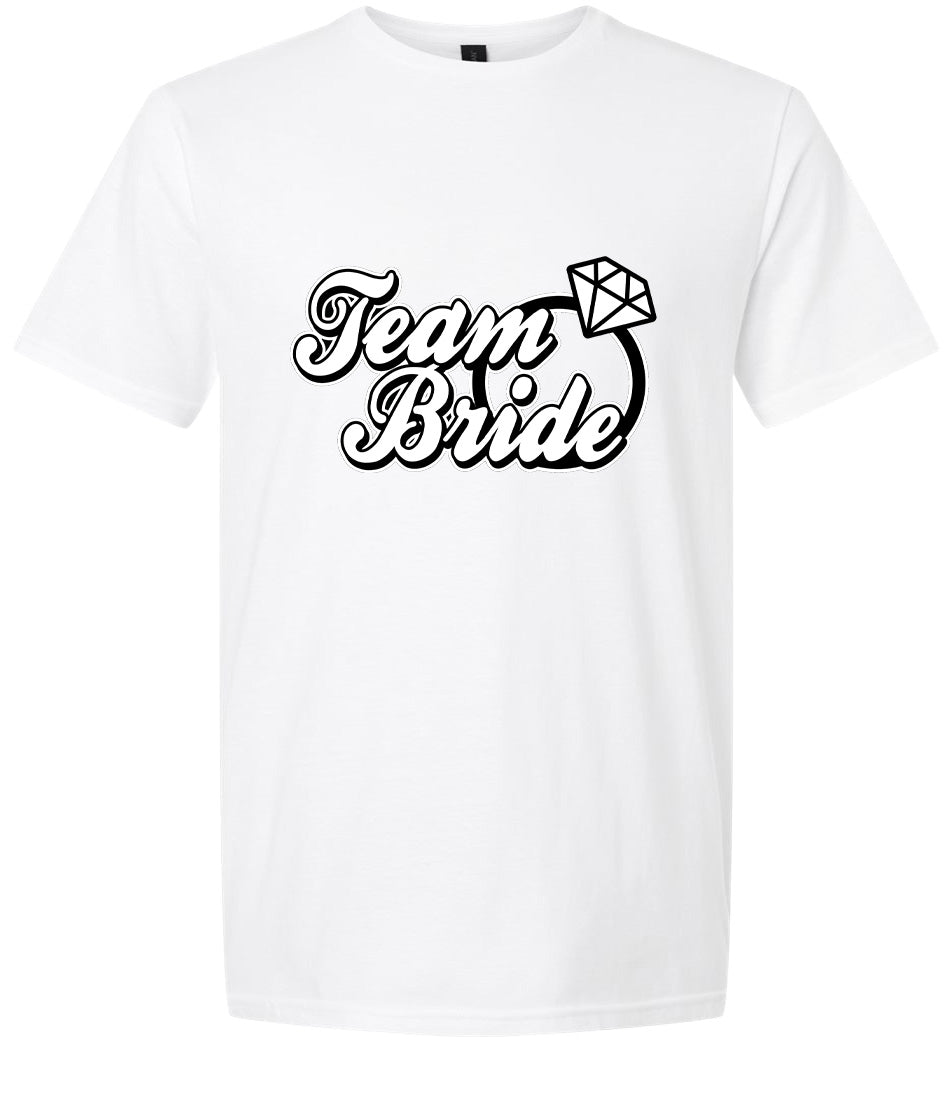 Team Bride Adult Gildan Soft Shirt