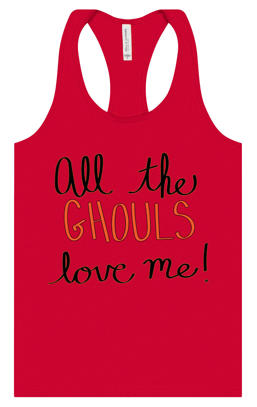 All the Ghouls Love Me Women's Racerback Tank