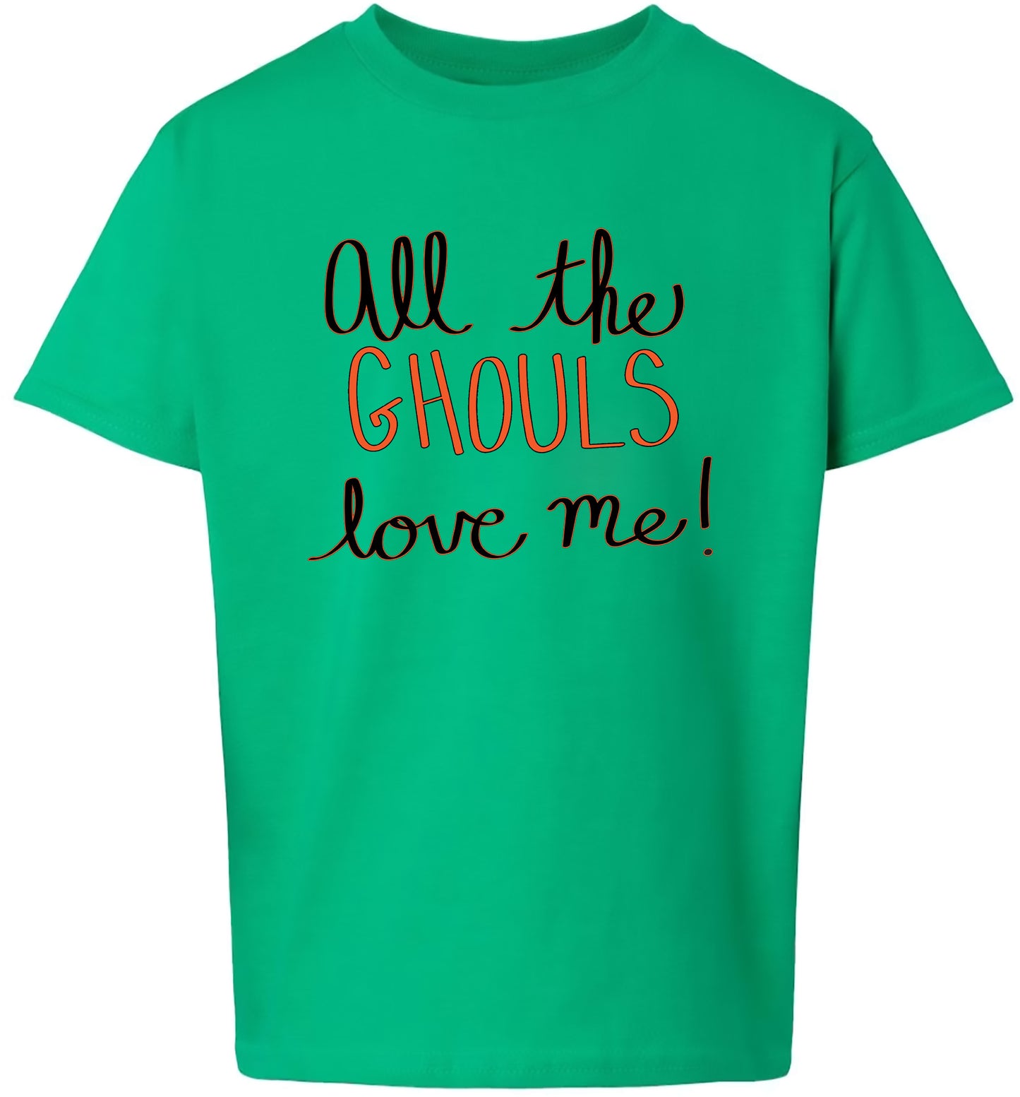 All the Ghouls Love Me Children's Gildan Soft Shirt