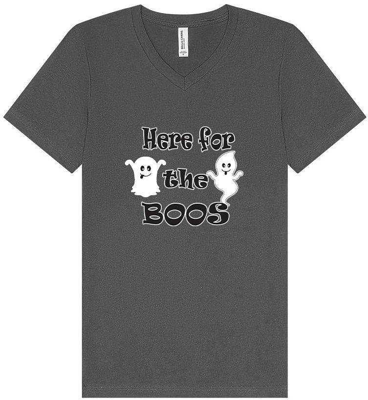 Here for the Boos Unisex V-Neck Shirt