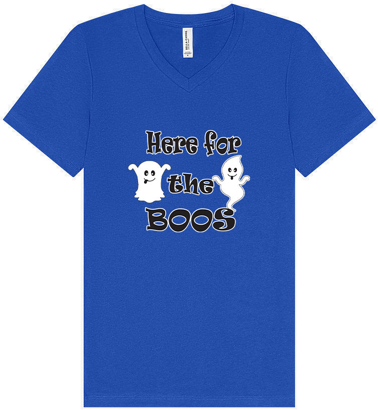 Here for the Boos Unisex V-Neck Shirt