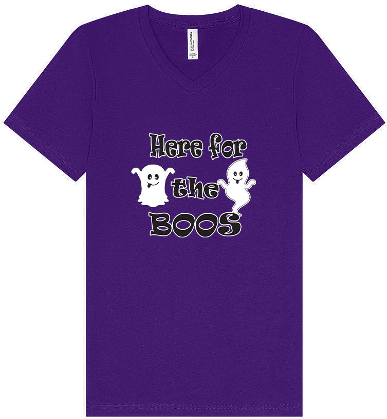 Here for the Boos Unisex V-Neck Shirt