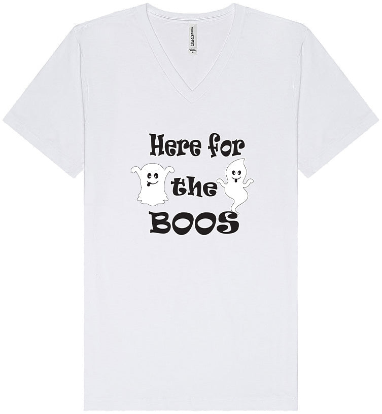 Here for the Boos Unisex V-Neck Shirt