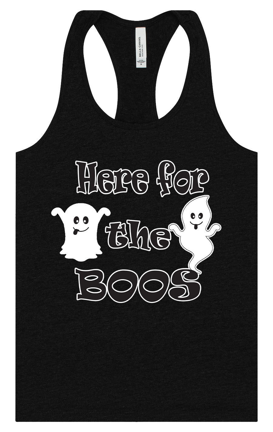 Here for the Boos Women's Racerback Tank