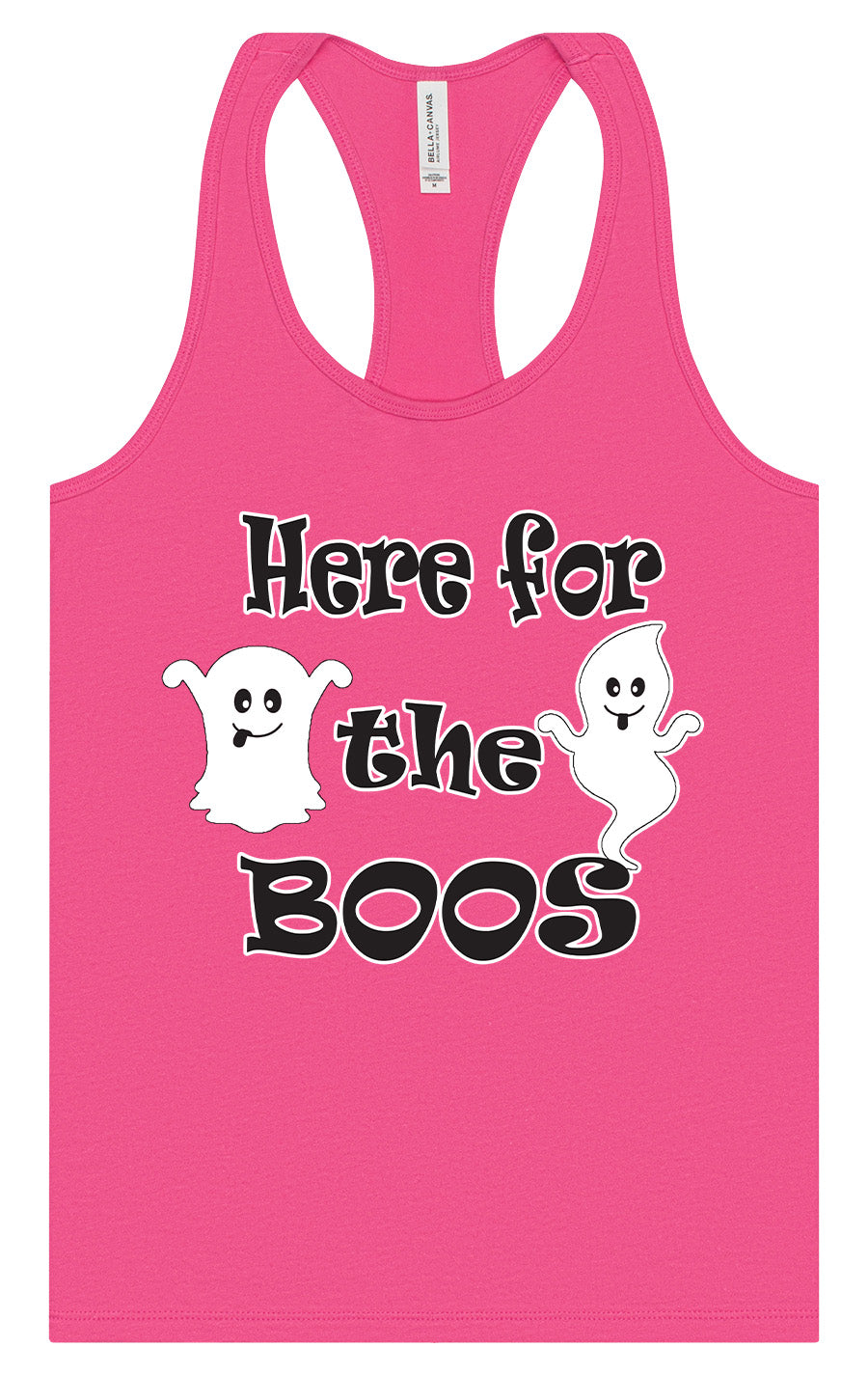 Here for the Boos Women's Racerback Tank
