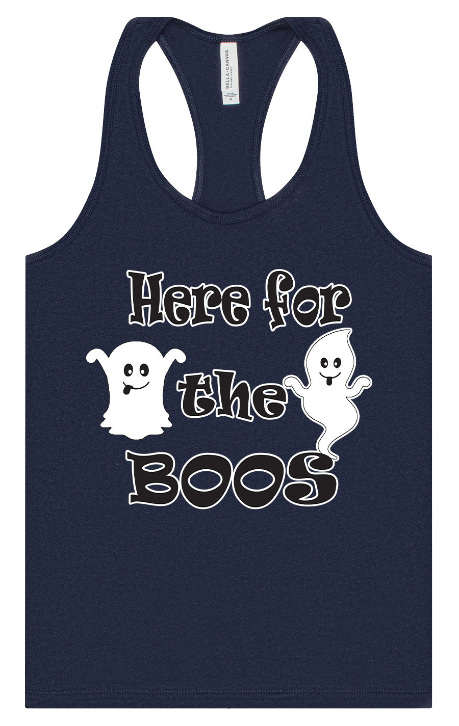 Here for the Boos Women's Racerback Tank
