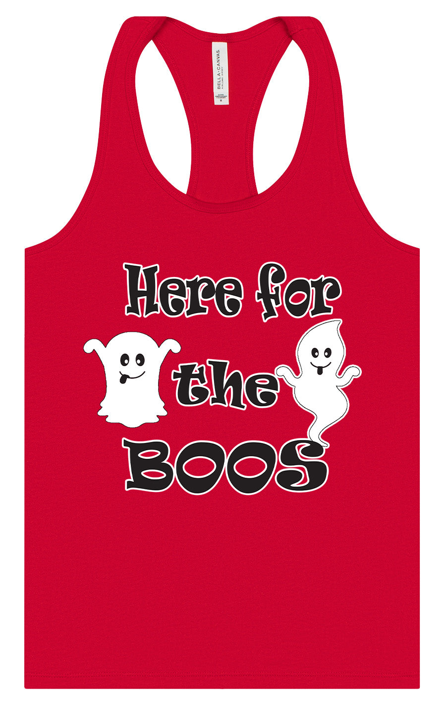 Here for the Boos Women's Racerback Tank
