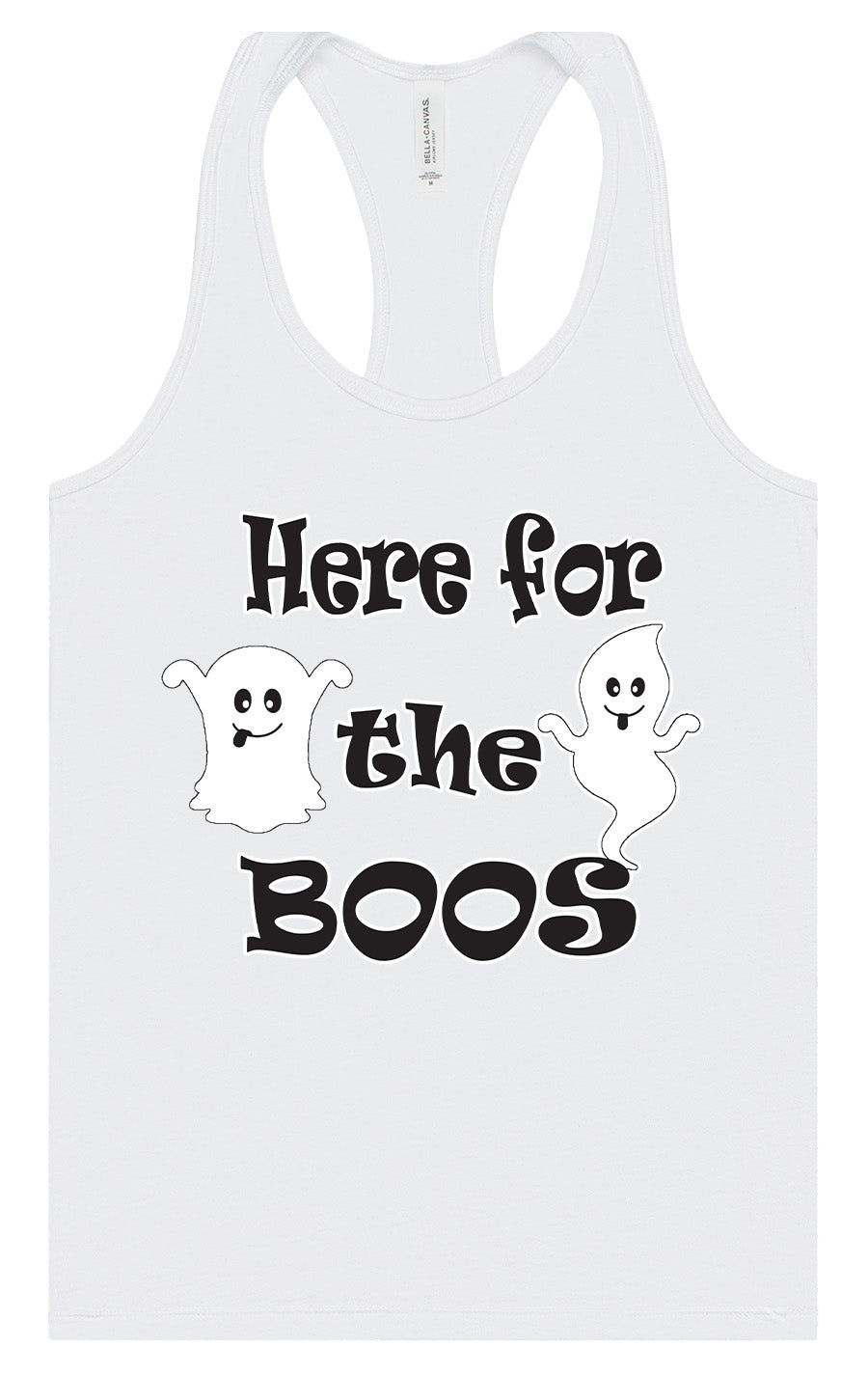 Here for the Boos Women's Racerback Tank