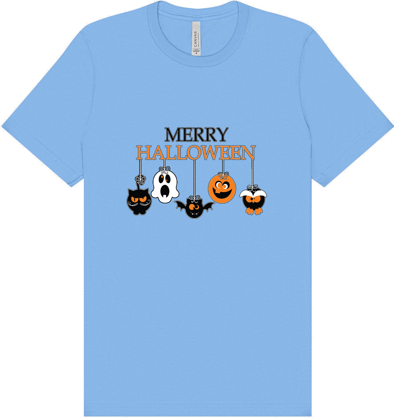 Merry Halloween Adult Bella Canvas Shirt