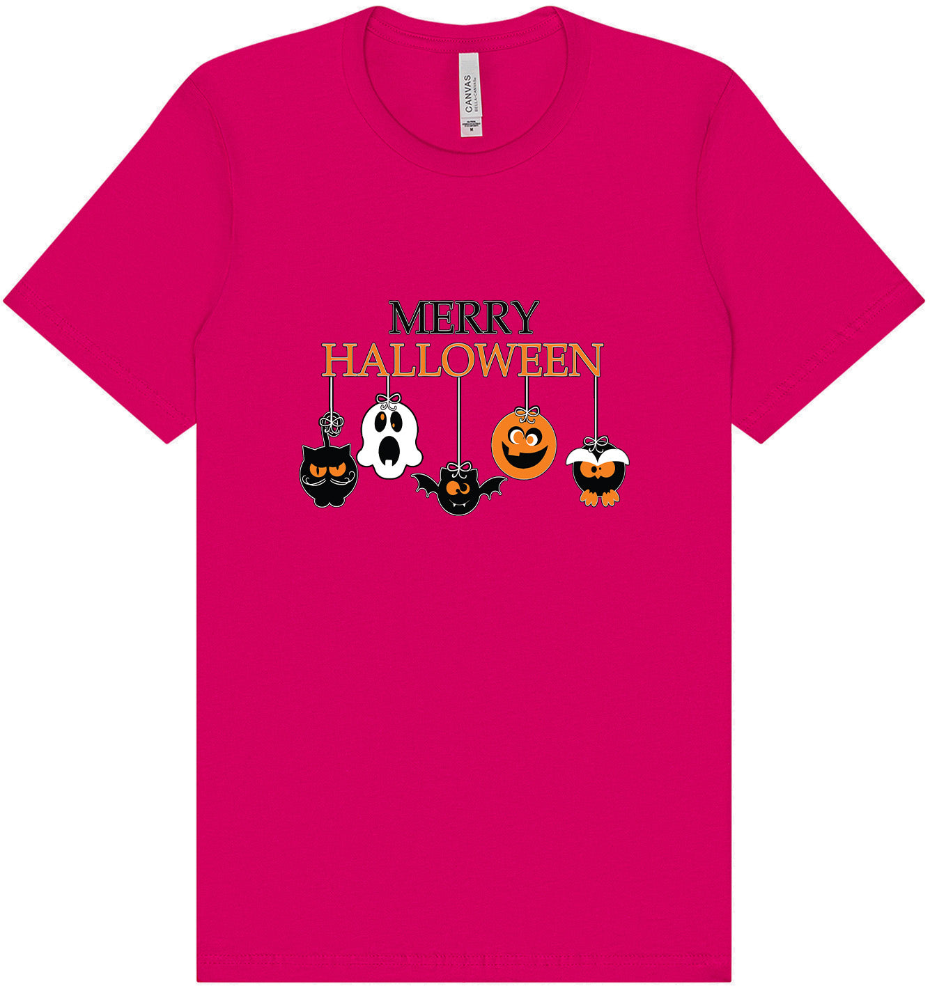 Merry Halloween Adult Bella Canvas Shirt