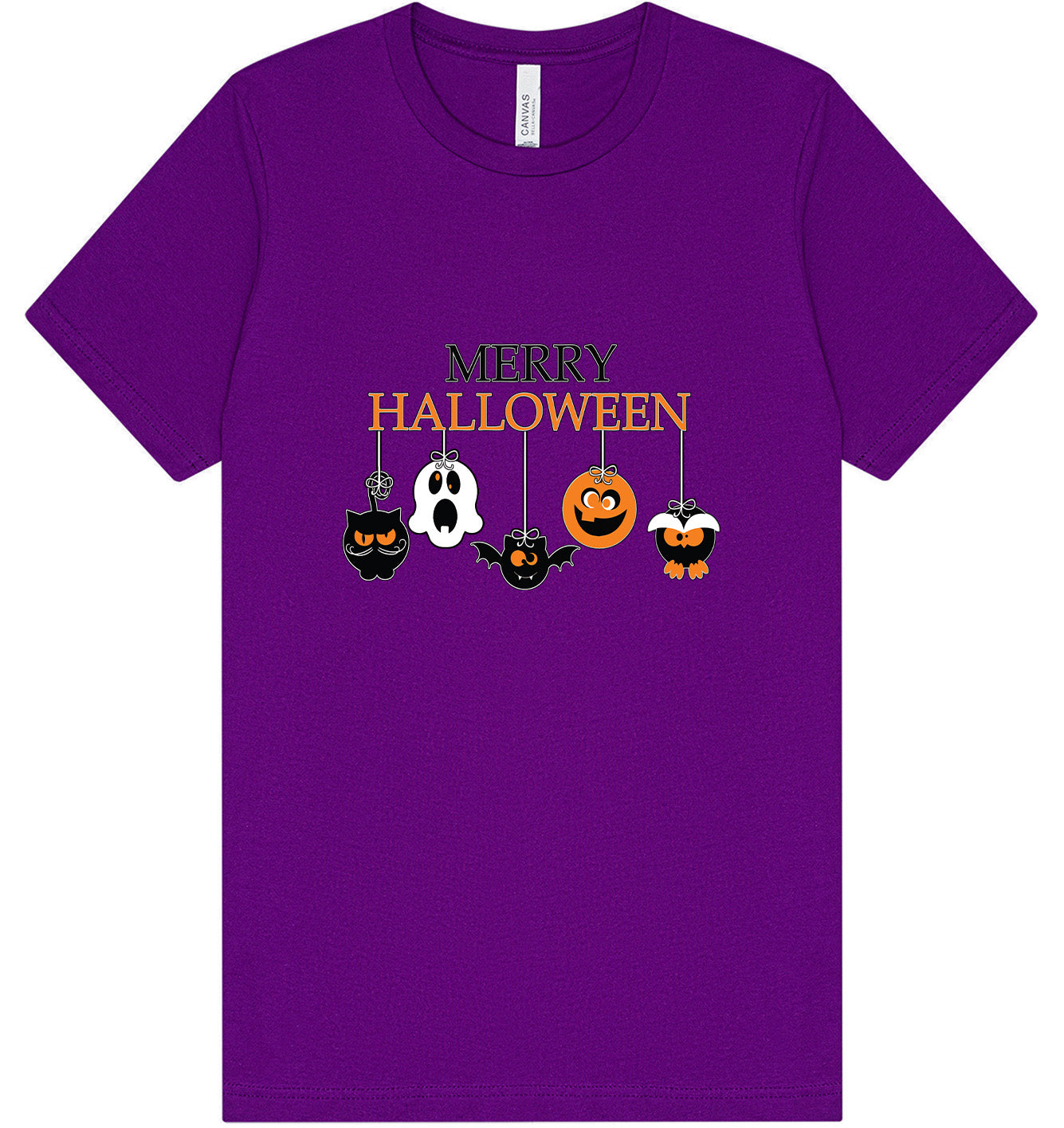Merry Halloween Adult Bella Canvas Shirt