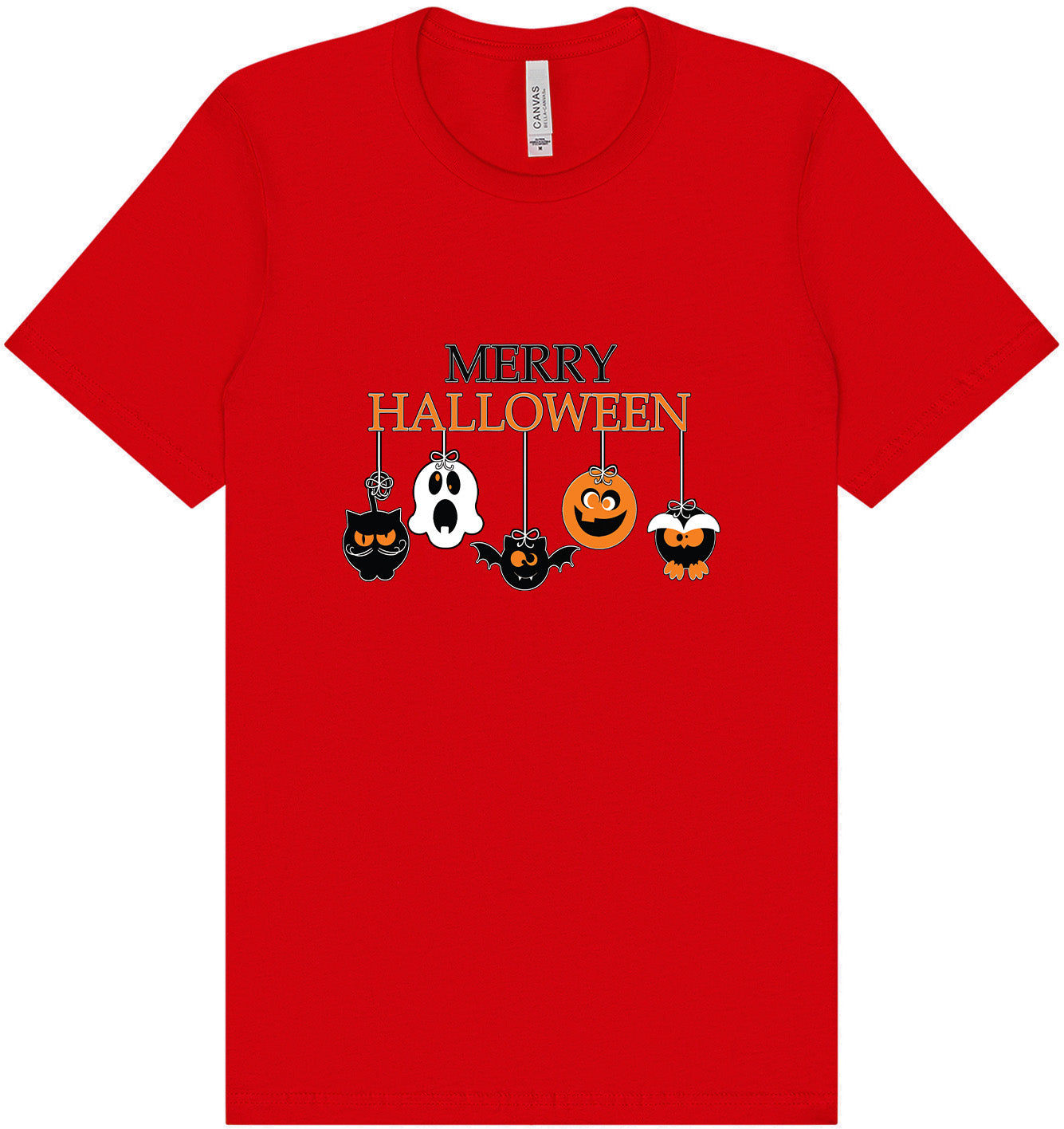 Merry Halloween Adult Bella Canvas Shirt