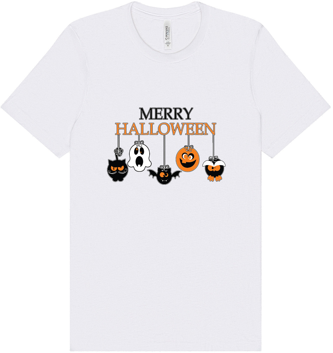 Merry Halloween Adult Bella Canvas Shirt