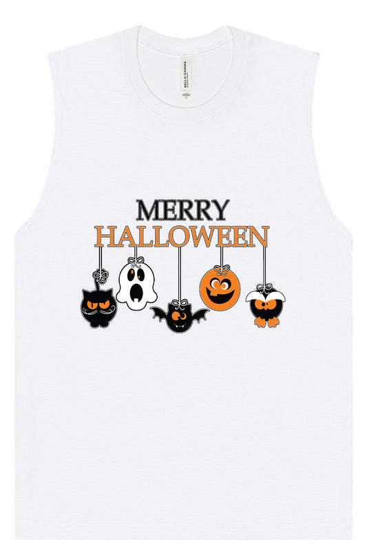 Merry Halloween Muscle Tank