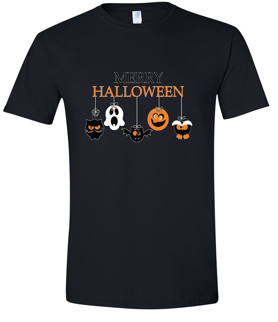 Merry Halloween Adult Gildan Soft Shirt