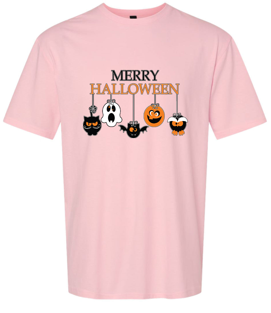 Merry Halloween Adult Gildan Soft Shirt