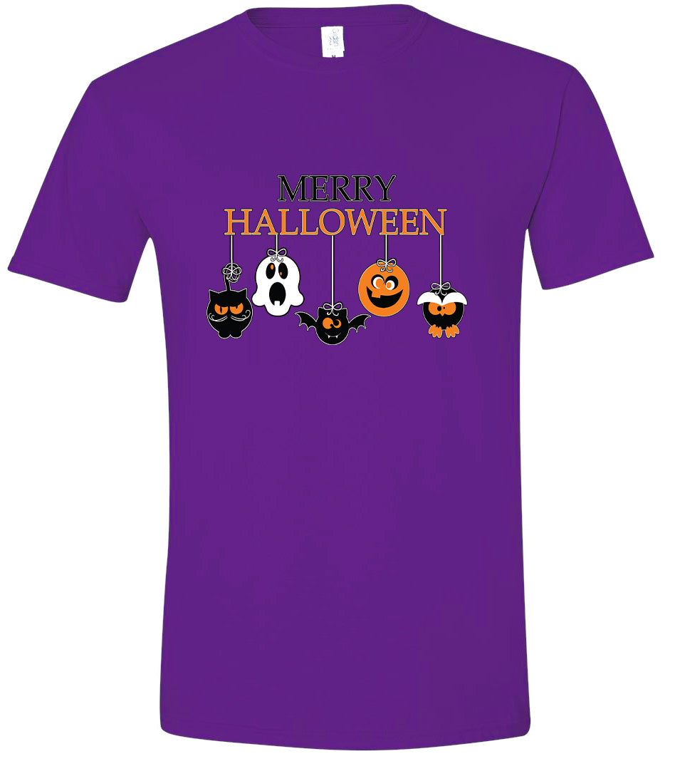 Merry Halloween Adult Gildan Soft Shirt