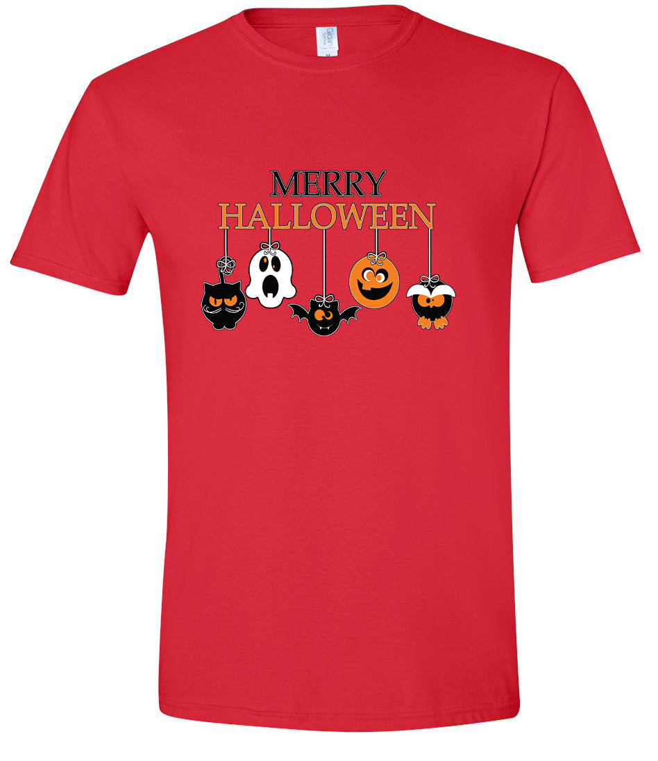 Merry Halloween Adult Gildan Soft Shirt