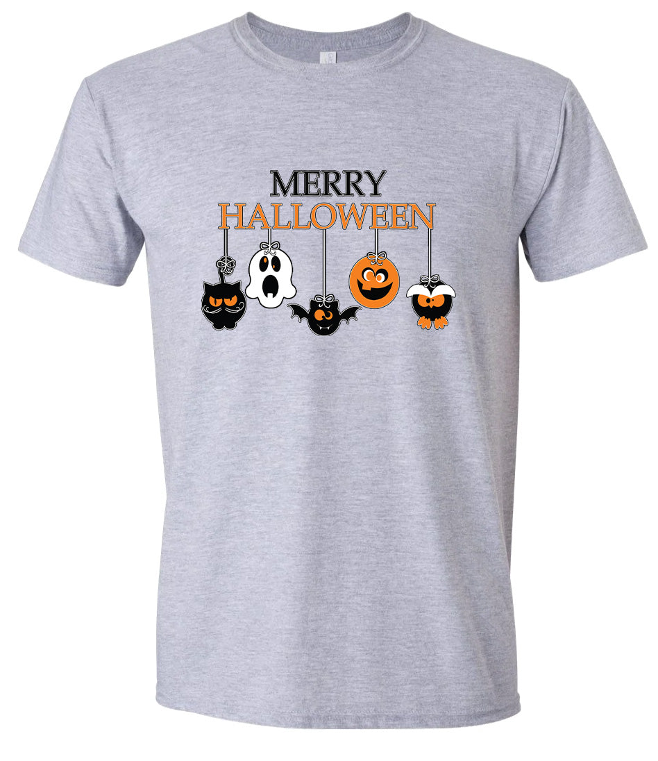 Merry Halloween Adult Gildan Soft Shirt
