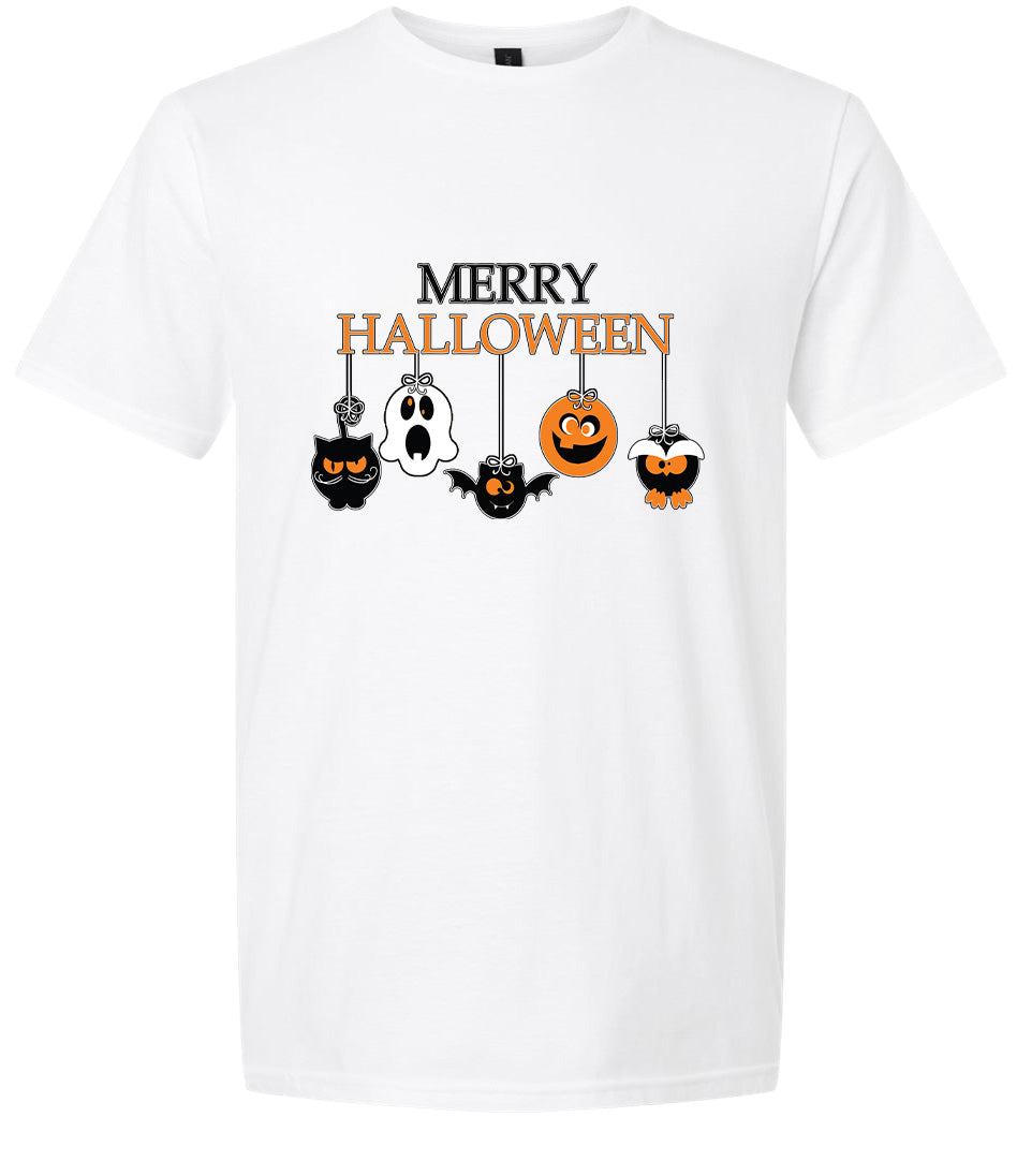 Merry Halloween Adult Gildan Soft Shirt
