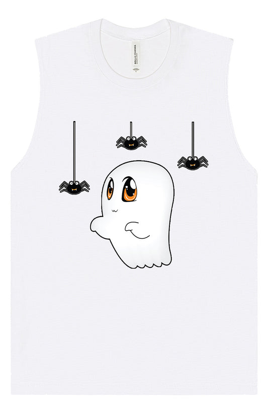 Sammy the Ghost Muscle Tank