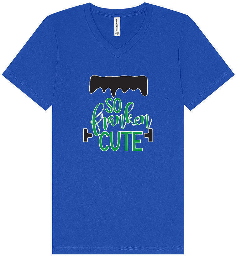 So Franken Cute Unisex V-Neck Shirt