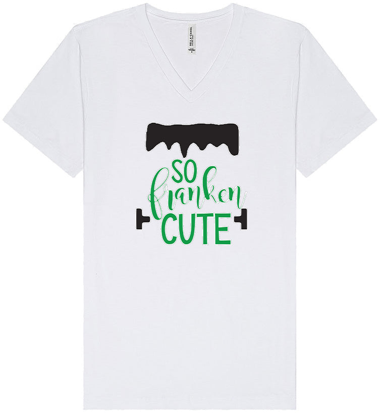 So Franken Cute Unisex V-Neck Shirt